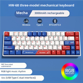 IOAOI K68 Mecha RGB Wireless Mechanical Keyboard