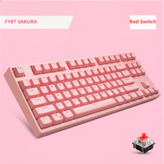 IOAOI K87 SAKURA RGB Wired Mechanical Keyboard