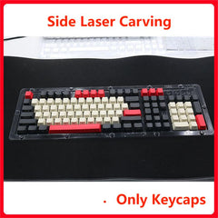 IOAOI Count Red 104-Keys OEM Profile PBT Keycap Sets