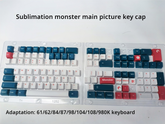 IOAOI Monsters 129-Keys OEM Profile PBT Keycap Sets