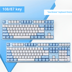 IOAOI K108 Blue RGB Wired Mechanical Keyboard