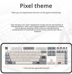 IOAOI Pixel 104-Keys OEM Profile PBT Keycap Sets