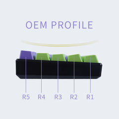 IOAOI Contrasting colors 61-Keys OEM Profile PBT Keycap Sets