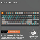 IOAOI K87 SHADOW Wired Mechanical Keyboard
