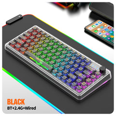 IOAOI K60 crystal Wireless connection Mechanical Keyboard