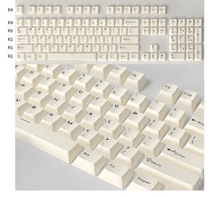 IOAOI BEIGE 126-Keys Cherry Profile PBT Keycap Sets
