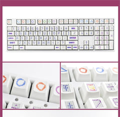 IOAOI CyberPunk 104-Keys OEM Profile PBT Keycap Sets