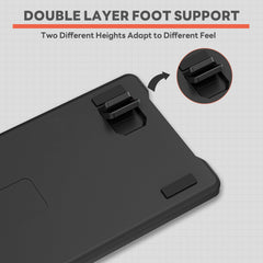 IOAOI K61 Panda RGB Wired Mechanical Keyboard