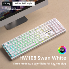IOAOI K108 Swan RGB Wireless Mechanical Keyboard