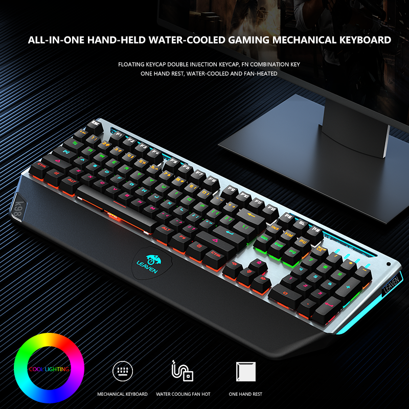 IOAOI K104 Black-Knight RGB Wired Mechanical Keyboard