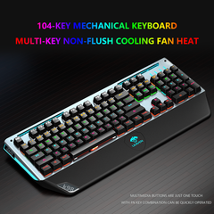 IOAOI K104 Black-Knight RGB Wired Mechanical Keyboard