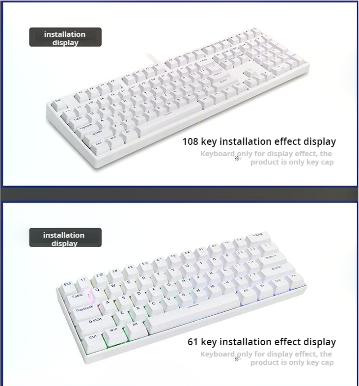 IOAOI  Sky 132-Keys OEM Profile PBT Keycap Sets