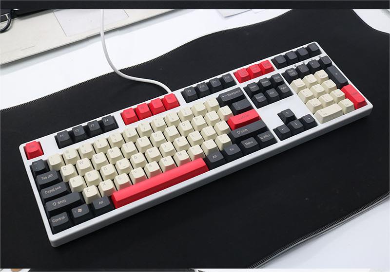IOAOI Count Red  104-Keys OEM Profile PBT Keycap Sets