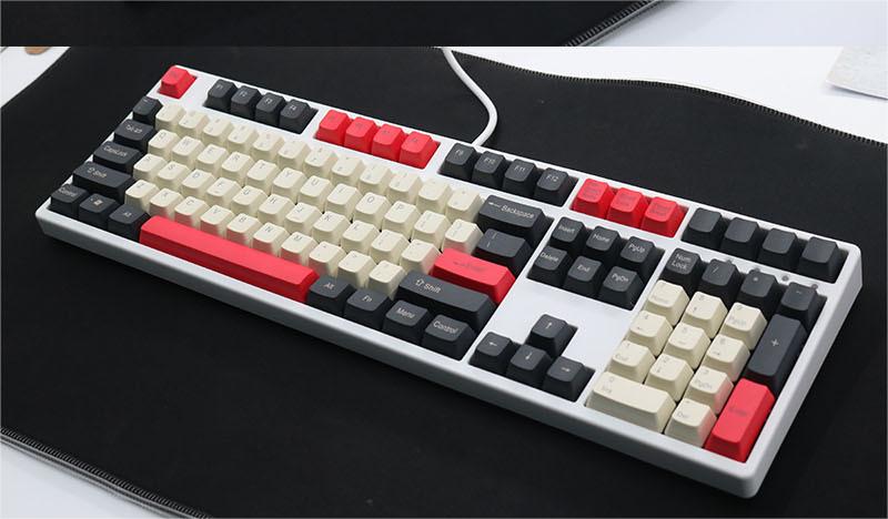 IOAOI Count Red  104-Keys OEM Profile PBT Keycap Sets
