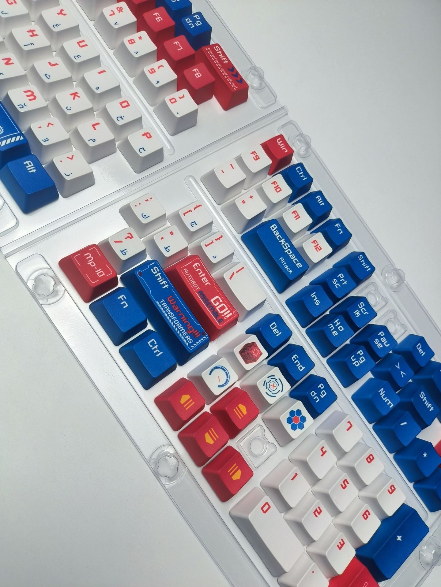 IOAOI Autobots 129 مفتاح OEM الشخصي PBT مفتاح غطاء مجموعة