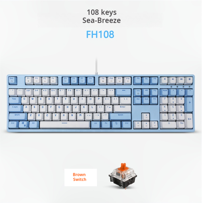 IOAOI K108 Wind RGB Wired Mechanical Keyboard