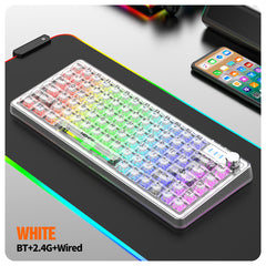 IOAOI  K60 crystal  Wireless connection Mechanical Keyboard