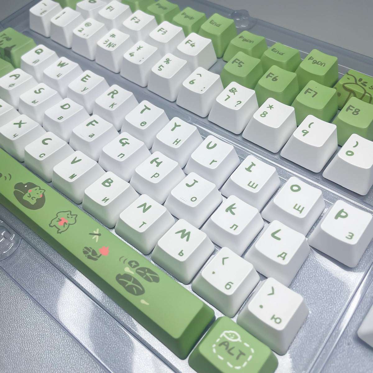 IOAOI Little Frog 125 - клавишный XDA Профиль PBT