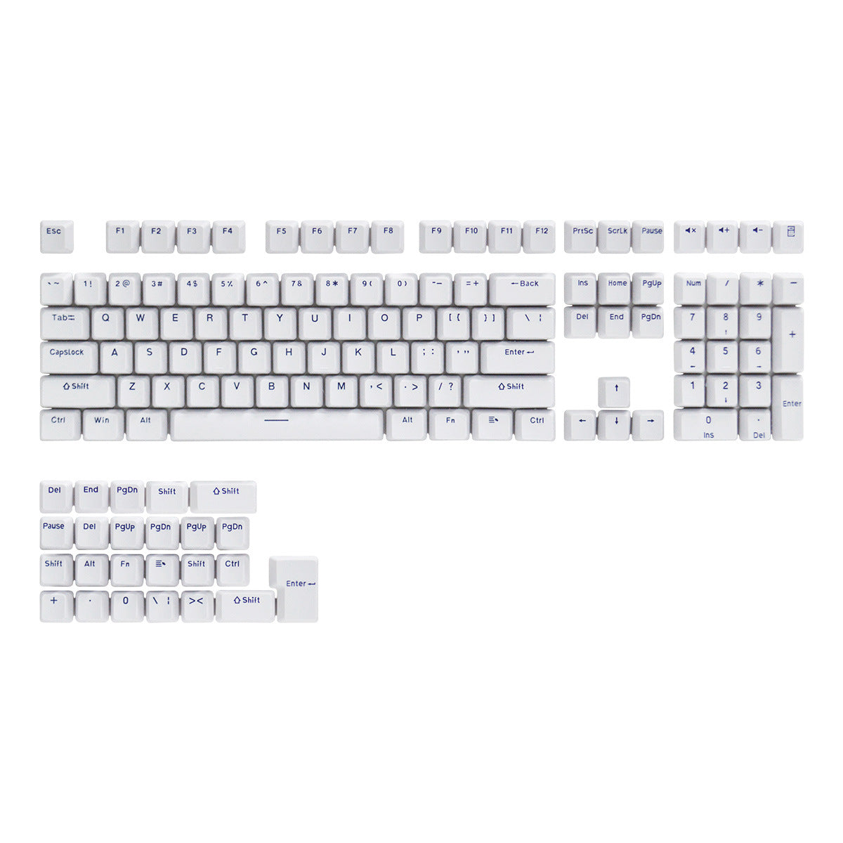 IOAOI  Sky 132-Keys OEM Profile PBT Keycap Sets