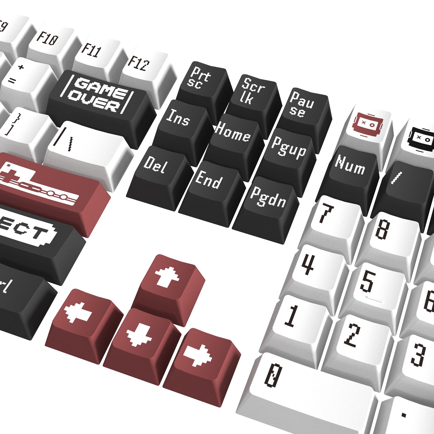 IOAOI Game 129-Keyboard OEM Profile PBT Keycap Sets