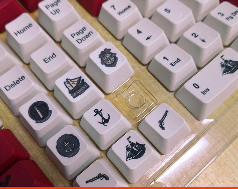 IOAOI  Pirate 104-Keys OEM Profile PBT Keycap Sets