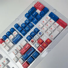 IOAOI Autobots 129-клавишный OEM-профиль, наборы колпачков из PBT