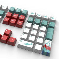IOAOI Коралловое море 125 - клавишный набор XDA Profile PBT
