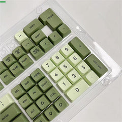 IOAOI  Matcha 125-Keys XDA Profile PBT Keycap Sets