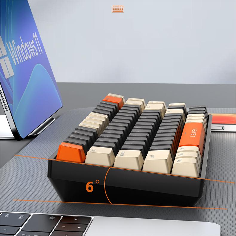 IOAOI K68 Mousse RGB Wireless Mechanical Keyboard