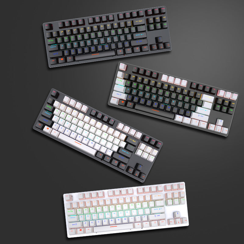 IOAOI  K87 Panda Wired Mechanical Keyboard