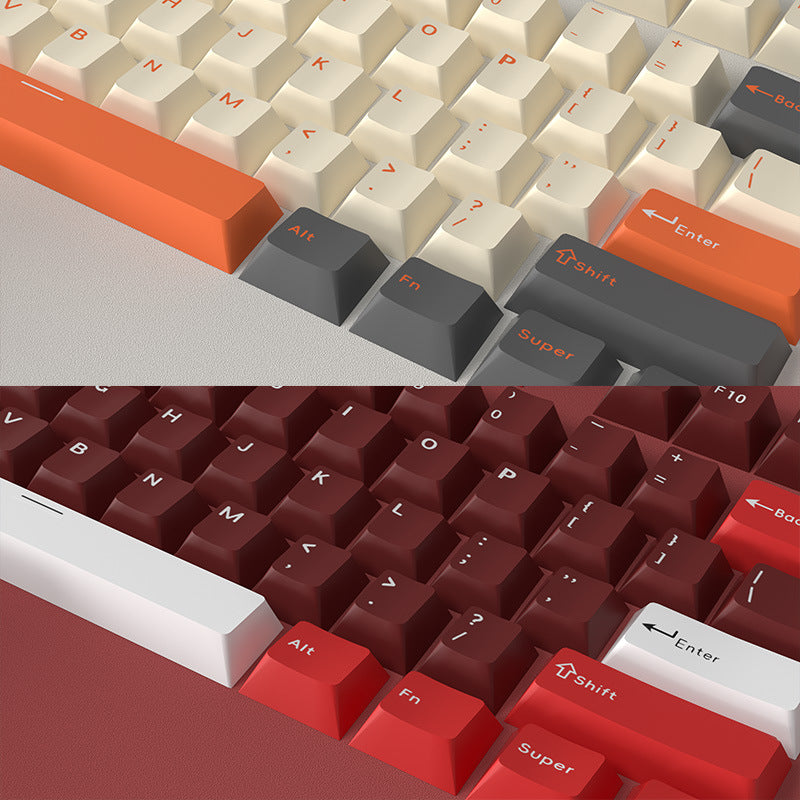 IOAOI  WHITE 126-Keys Cherry Profile PBT Keycap Sets