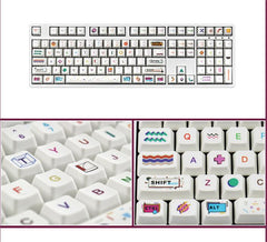 IOAOI  Memphis R2 104-Keys OEM Profile PBT Keycap Sets