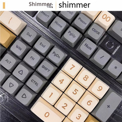 IOAOI Shimmer 125-Keys XDA Profile PBT Keycap Sets